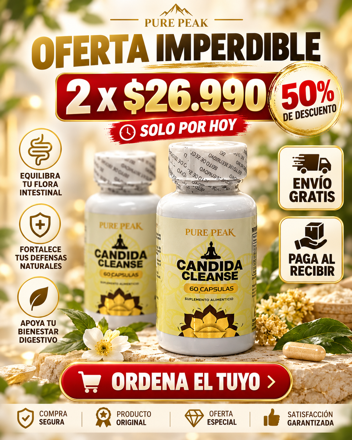 CANDIDA CLEANSE — UNA NUEVA FORMA DE CUIDARTE CADA DÍA